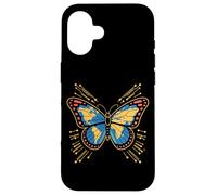 Butterfly Earth Map Global Adventure Case for iPhone 16