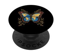 Butterfly Earth Map Global Adventure PopSockets Adhesive PopGrip