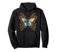 Butterfly Earth Map Global Adventure Pullover Hoodie