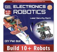 Butterfly EduFields 10-in-1 STEM Robotics Kit for Kids Ages 8-14 Electronics & Engineering Science Kit with Circuit Board Projects Educational Robot Building Kit Multi