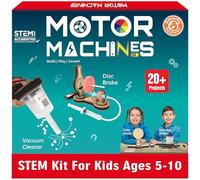 Butterfly EduFields 20+ Motor Machines Science Experiment Kits Toys for Boys Girls Age 5+ | Tinker Lab Electronic Building Construction STEM Educational Activity Toys