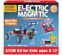 Butterfly EduFields 30in1 STEM Kits for Kids Age 8-10-12 STEM Toys for Ages 8-13 Electricity & Magnetism Science Project Kit for Boys & Girls Aged 8-10-12-14 Best Educational Birthday Gift Multi