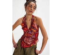 Butterfly Effect Halter Top at Free People in Fiesta Combo, Size: Large - female
