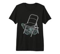 Butterfly Effect Survivor Time Travel Chair Blueprint Art Premium T-Shirt