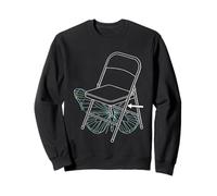 Butterfly Effect Survivor Time Travel Chair Blueprint Art Sweatshirt