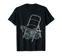 Butterfly Effect Survivor Time Travel Chair Blueprint Art T-Shirt