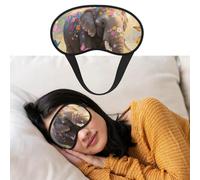 Butterfly Elephant Eye Masks for Sleep Soft Comfort Sleep Masks with Elastic Strap Adjustable Blackout Eye Shade Covers for Women Men Travel/Sleeping