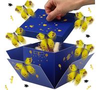 Butterfly Explosion Gift Box, DIY Unique Gift Box Floral Confetti, Surprise Flying Butterfly Box for Wildflower Birthdays Wedding Anniversaries Baby Shower Mother's Day Party