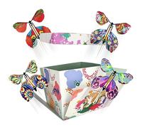 Butterfly Explosion Gift Box Flying Butterfly Surprise Box 4 Flying Butterflies Creative DIY Pop-up Gift Box Graduation Season Opening of School Season Commemorative Gift