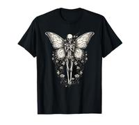 Butterfly Fairy Grunge Fairycore Aesthetic Skeleton Goth T-Shirt