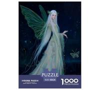 Butterfly Fairy Jigsaw Puzzles Puzzle for Adults Kids. 1000 Pieces Whimsical Challenge Toy Educational Game Home Decoration for Adults& Kids Age 14 Years Up 38x26cm/1000pcs