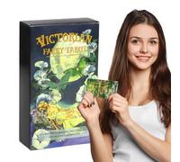 Butterfly Fairy Tarot Cards Victorian Fairy, Oracle Tarot Cards English Version Tarot Cards Deck Divination Fate Family Night Holiday Gathering Entertainment Board Game