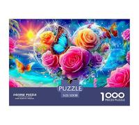 Butterfly FairyDeluxe Jigsaw Puzzles for Adults Featuring 1000 Intricate And Challenging Educational Puzzle Pieces - Crafted to Be An Exceptional Gift Jigsaw Puzzles for Adults And Young Adults Age 1