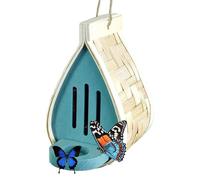 Butterfly Feeder for Garden - Hanging Breathable Butterfly Feeding Station, Sugar Water Feedings Dish Shelter, Outdoor Pollinator Attraction Habitat Accessory | Durable Hangable Feeding Decor f