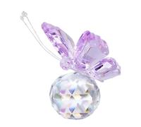 Butterfly Figurine - Butterfly Sculpture in Craftsmanship, Elegant Decorative Accent with Sparkling Crystalline Base, Delicate Collectible Art for the Living Room