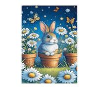 Butterfly Flower Rabbit Jigsaw Puzzles for Adults 50, Fun Challenging Educational Games, Difficult Jigsaw Puzzles for Adults, Puzzle 50 Pieces