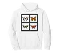 Butterfly Four Beautiful Butterflies Pullover Hoodie