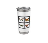Butterfly Four Beautiful Butterflies Stainless Steel Insulated Tumbler