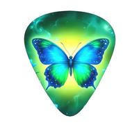 Butterfly Galaxy Fantasy Guitar Picks Gift Set - 12 Smooth Durable Plectrums For Acoustic, Electric & Bass Guitar, Perfect Present For Guitar Lovers & Musicians