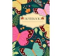 Butterfly Garden Edition Notebook (100 Pages Paperback)