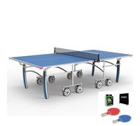 Butterfly Garden Rollaway 5000 Outdoor Table Tennis Table (Blue, Table + 2 Playset)