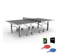 Butterfly Garden Rollaway 5000 Outdoor Table Tennis Table (Grey, Table + 2 Playset)