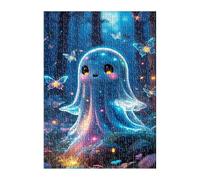 Butterfly Ghost Puzzle 300 Pieces, Fun Challenging Puzzle Games, Difficult Jigsaw Puzzles for Adults 300 Pieces