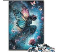 Butterfly Girl Jigsaw Puzzles for Adults 2000, Family Entertainment Toys Is Ideal As A Gift for The Whole Family (70x100cm)