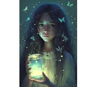 Butterfly Girl Puzzles for Adults, Impossible Hard Difficult Challenging Jigsaw_300pcs