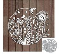 Butterfly Grass Metal Die Cuts for Spring Flower Card Making, Decorative Embossing Paper, DIY Scrapbooking Album