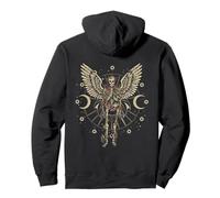 Butterfly Grunge Fairycore Aesthetic Luna Moth (ART ON BACK) Pullover Hoodie