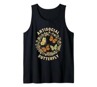 Butterfly Grunge Fairycore Aesthetic Luna Moth Mushrooms Tank Top