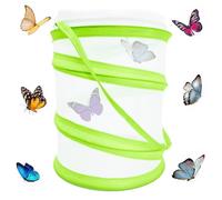 Butterfly Habitat Cage, Butterfly Enclosure, Collapsible Bug Catcher Net, Stick Insect Enclosure, Insect Mesh Cage, Insect Portable Reproduction Mesh for Kids for Insects Catching Science Education
