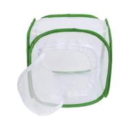 Butterfly Habitat Cage - Clear Mesh,Mini Póp Ųp Terrarium, 11 InchTall | Portable Butterfly Net Container For Caterpillar Rearing Observation Education Display Net Cage Container Foldable Terrarium,