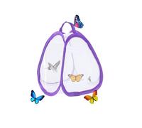 Butterfly Habitat Cage for Kids, Mini Insect Butterfly Mesh Net Enclosure Portable Pop Up Butterfly Cage Garden Gifts for Kids(Purple)