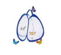 Butterfly Habitat Cage for Kids, Mini Insect Butterfly Mesh Net Enclosure Portable Pop Up Butterfly Cage Garden Gifts for Kids(Blue)