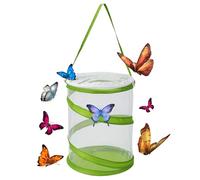 Butterfly Habitat Cage, Mesh Cage, 6.3x7.9 Inch Mini Educational Science Enclosure, Transparent Breathable Caterpillar House for Kids Nature Learning