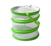 Butterfly Habitat Cage with Zipper Lid, Collapsible Design Insect Habitat Cage Portable Foldable Handheld Clear Mesh Butterfly Habitat Cage