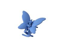 Butterfly, hair accessories, matte spray paint effect, personalized fashion, hair claw clip on the back of the head (#16 is blue)