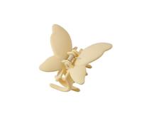 Butterfly, hair accessories, matte spray paint effect, personalized fashion, hair claw clip on the back of the head (#2 Off White)