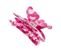 Butterfly Hair Claw Clips for Women, Large Sparkly Butterfly Acetate Hair Clips for Thick Thin Hair 4.7" Big Hot Pink Cute Hair Clips Gifts(rosy)
