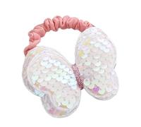Butterfly Hair Rope Hair Bangs Ruth Elastic Hair Rope Sequins Hair Chunky Bling Headband Women Accessories