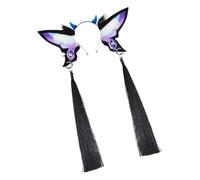 Butterfly Headbands Party Wear Devil Eye Long Tassels Headwear for Music Festivals Photo Props for Halloween Photography