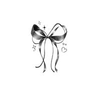 Butterfly Heart Knot Long-Lasting Tattoo Sticker Waterproof And Long-Lasting Herbal Juice Feminine