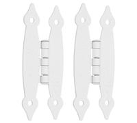 Butterfly Hinges 2pcs Antique Cabinet Hinge Iron Decorative 3.5 Inch