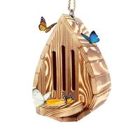 Butterfly House and Feeder - Garden Accessories, Hanging Wood