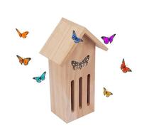 Butterfly House, Butterfly House | Wooden Butterfly House and Feeder for Outdoor Use - Easy to Feed Butterfly House 11.2 x 3.9 x 3.2 inches, Butterfly House de