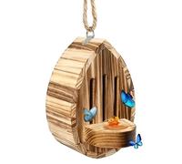 Butterfly Houses for Outside Multifunctional Wooden Shelter Feeder