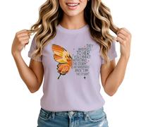 Butterfly I Am The Storm Womens Graphic T-Shirt Inspirational Empowerment Quote Tee 3XL