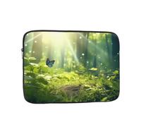 Butterfly In Sunlight Patterned Laptop Sleeve 12 Inch Shockproof For Slim Protective Notebook Computer Bag Briefcase